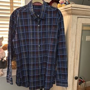 Mens Tassa Ella Button Down Shirt size XXL